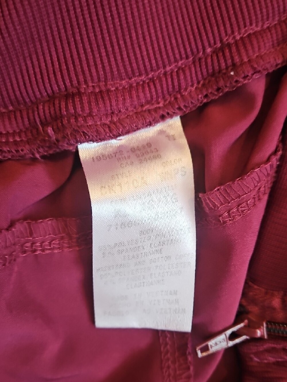 Women's Scrub Set Jogger Pants - Burgundy/Fuschia - Picture 3 of 13